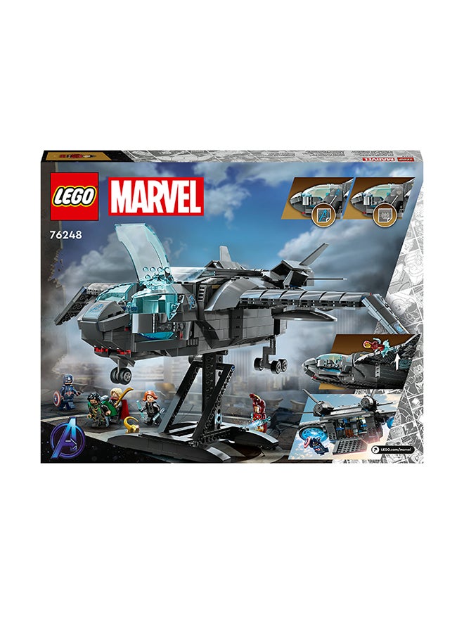 LEGO - Marvel The Avengers Quinjet 76248 Building Toy Set; Avengers Aircraft With Thor, Iron Man, Black Widow, Loki And Captain America Minifigures; Super Hero Space Vehicle; Gift For Kids Aged 9+ (795 Pieces) - Image 1