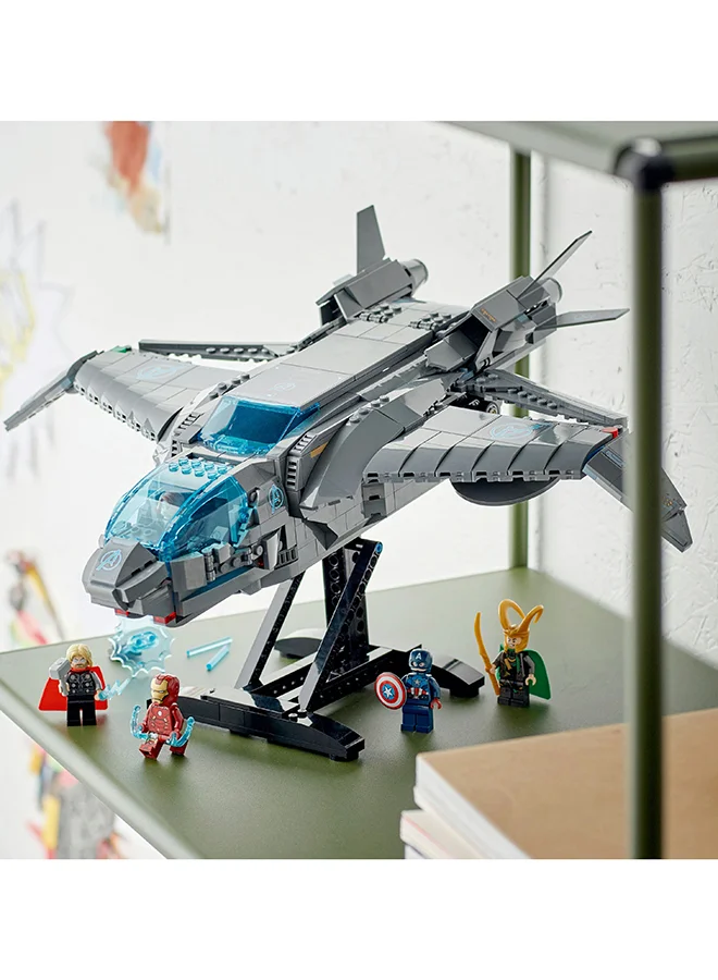 LEGO Marvel The Avengers Quinjet 76248 Building Toy Set; Avengers Aircraft With Thor, Iron Man, Black Widow, Loki And Captain America Minifigures; Super Hero Space Vehicle; Gift For Kids Aged 9+ (795 Pieces)