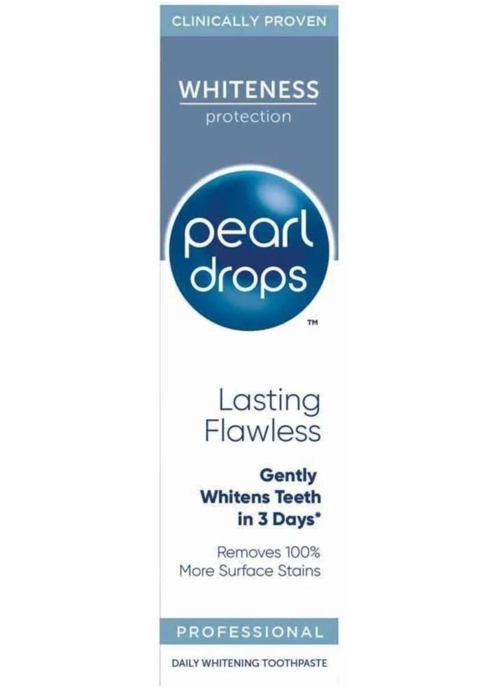 Pearl Drops - Pearl Drops - Lasting Flawless Professional Daily Toothpaste - Whiter Teeth In 3 Days - 75 ml - Image 1