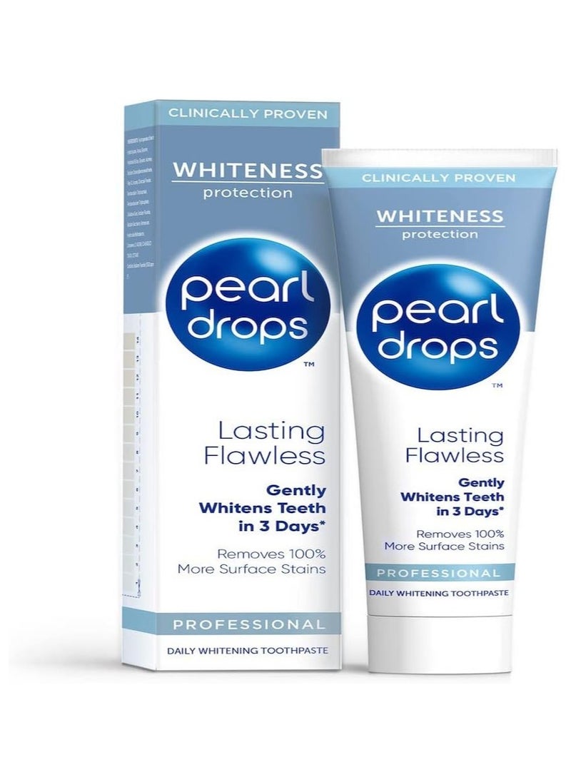 Pearl Drops - Pearl Drops - Lasting Flawless Professional Daily Toothpaste - Whiter Teeth In 3 Days - 75 ml - Image 1