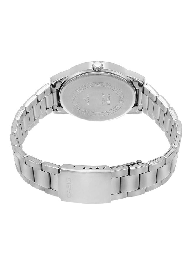 كاسيو مجموعة ساعات أنالوج من الفولاذ المقاوم للصدأ مكونة من قطعتين MTP-1303D-7A + LTP-1303D-7A - Image 2