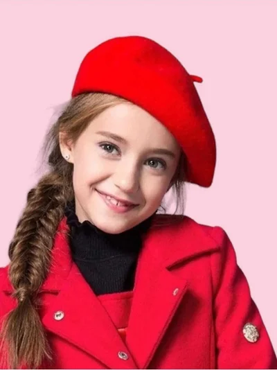 Tezzgelsin Children's French Painter Felt Beret