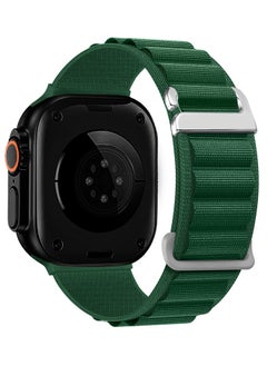 Alpine Loop Band For Apple Watch Band 49mm/45mm/44mm/42mm Nylon Woven Sport Strap Compatible with iWatch Series Ultra2/Ultra/8/7/SE/6/5/4/3/2/1 Adjustable Strap