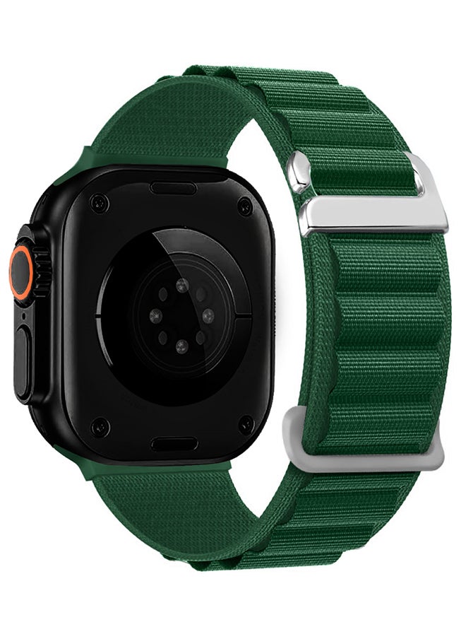 Generic - Alpine Loop Band For Apple Watch Band 49mm/45mm/44mm/42mm Nylon Woven Sport Strap Compatible with iWatch Series Ultra2/Ultra/8/7/SE/6/5/4/3/2/1 Adjustable Strap - Image 1