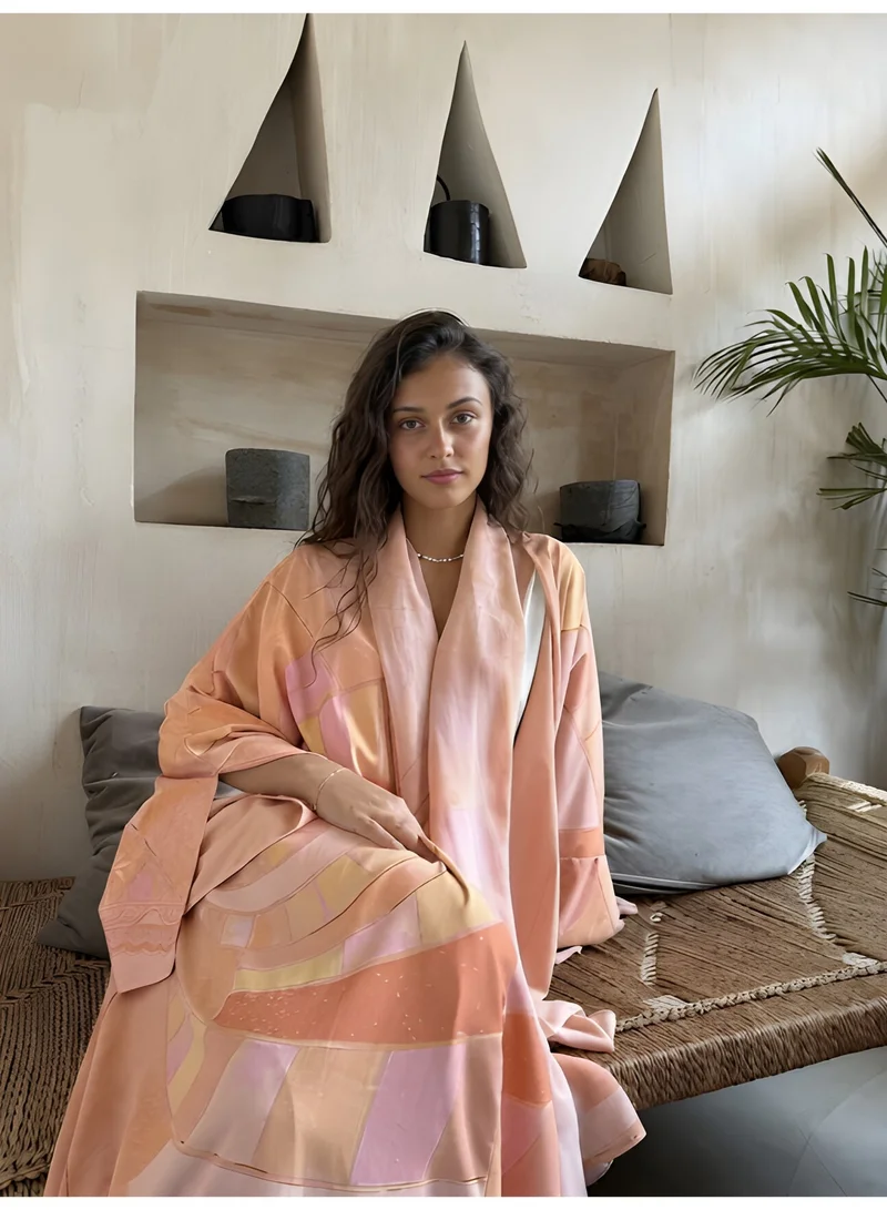 ذا انتايتيلد بروجكت عباية مطبوعة ناعمة