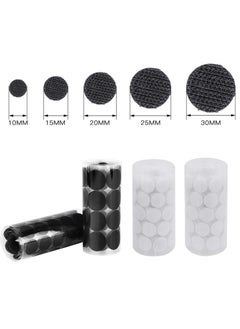 SYOSI Self Adhesive Dots, Tapes Sticky Back Coins Dots with Hook and Loop Velcro Round Pads, 25mm Diameter Strong Waterproof Round Dot, Dots with Adhesive for Home Office School 300Pcs (150 Pairs)  - Image 4