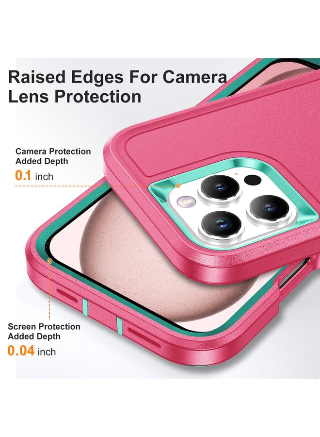 S-TOP Case For iPhone 16 Pro Rugged PC + Silicone Phone Case with Holder - Image 5