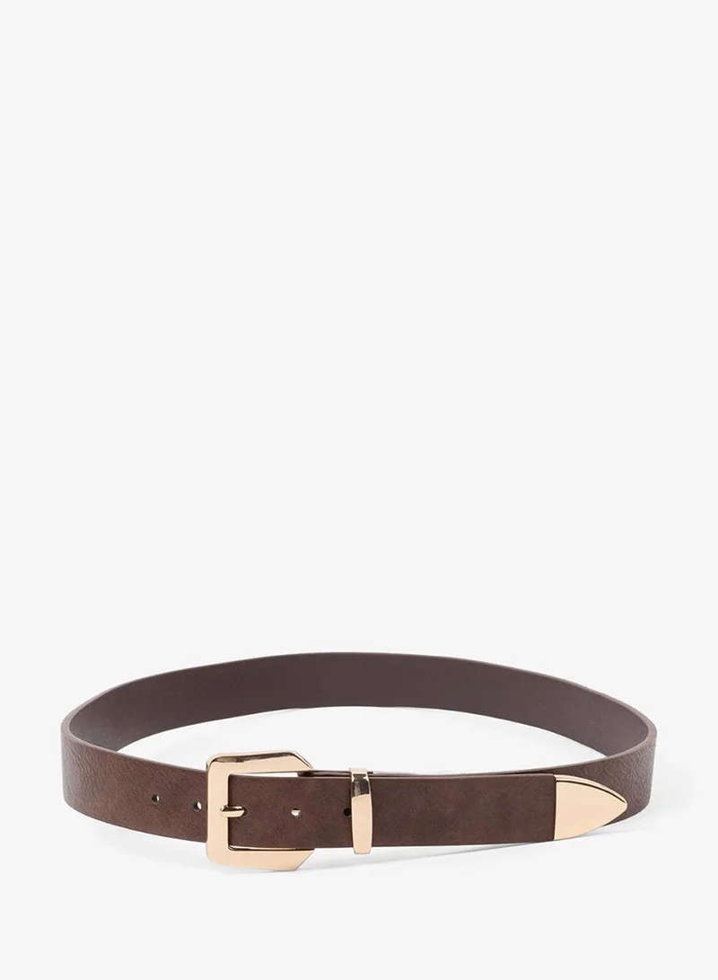 DeFacto Woman Rectangle Clasp Faux Leather