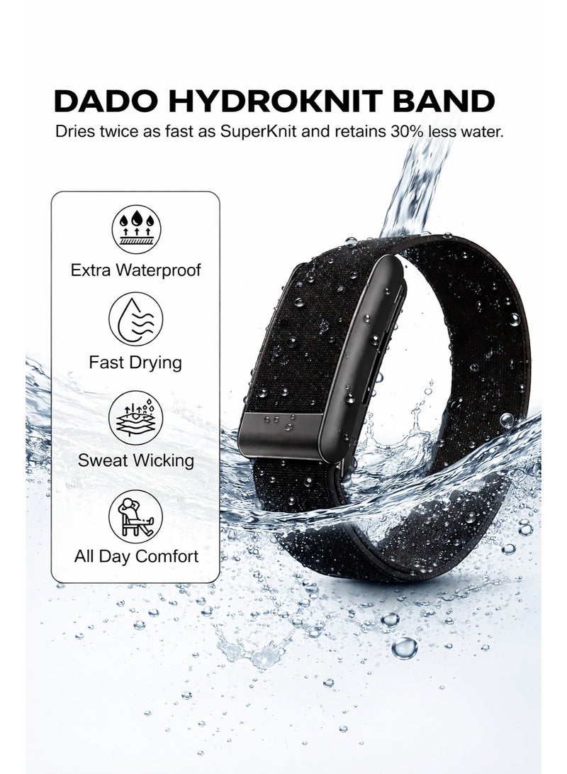 حزام رياضي من النايلون المقاوم للماء من HydroKnit متوافق مع أجهزة WHOOP 5.0 وOne وPeak وLife | حزام مرن وسريع الجفاف ومقاوم للماء ومريح لممارسي أنماط الحياة النشطة - Image 3