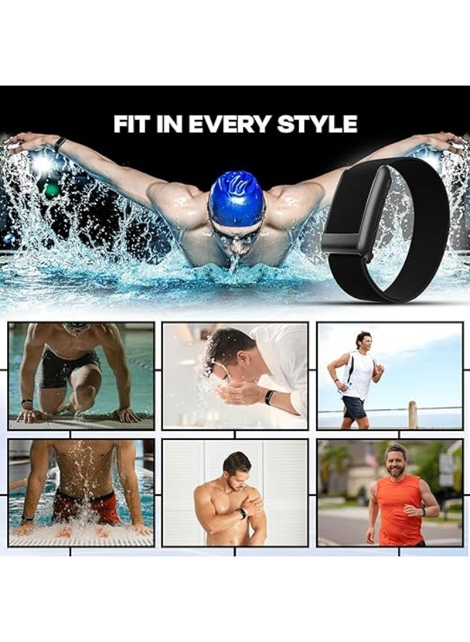 حزام رياضي من النايلون المقاوم للماء من HydroKnit متوافق مع أجهزة WHOOP 5.0 وOne وPeak وLife | حزام مرن وسريع الجفاف ومقاوم للماء ومريح لممارسي أنماط الحياة النشطة - Image 5