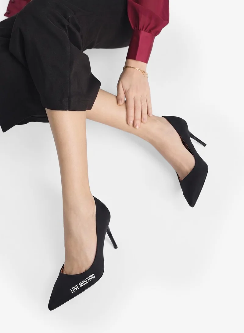 Love Moschino  Rubber Logo Platform Pumps for Women | Best Price UAE