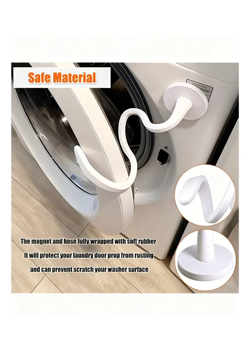 سيسلي قضيب دعم باب الغسالة، مشبك مغناطيسي مضاد للصدمات، محدد باب الغسالة، حامي توقف الباب - Image 5