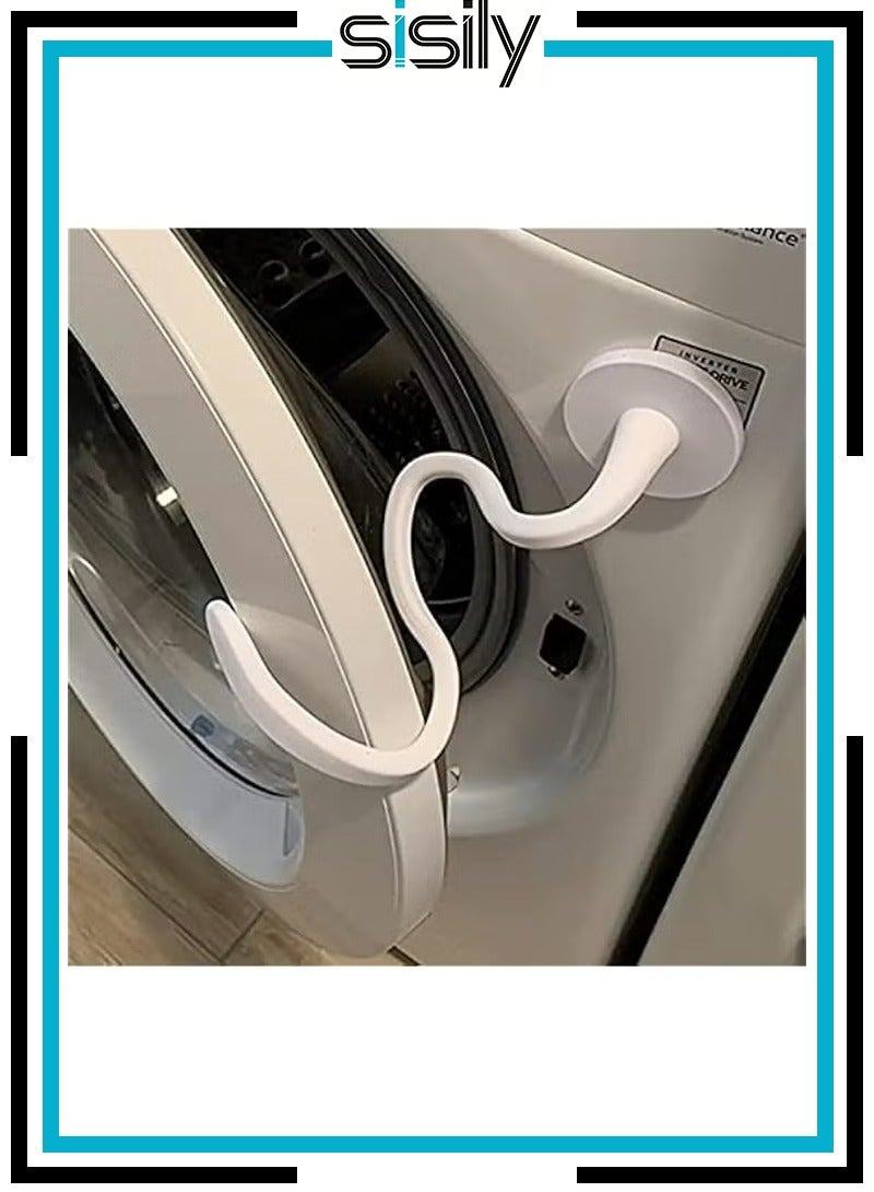 سيسلي قضيب دعم باب الغسالة، مشبك مغناطيسي مضاد للصدمات، محدد باب الغسالة، حامي توقف الباب - Image 1