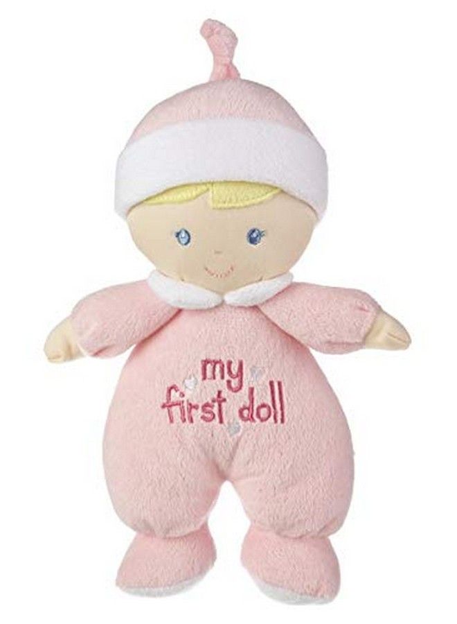 GANZ My First Doll Soft Plush Doll With Blonde Hair And Pink Outfit I Rattle! - Image 2