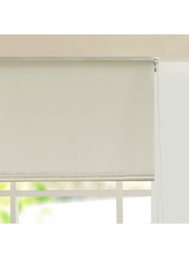 Deco Window 100% Blackout Roller Blinds for Windows (48 Inch W X 84 Inch H, Champagne) Sun, UV Protection & Glare Resistant for Home & Office - Image 3