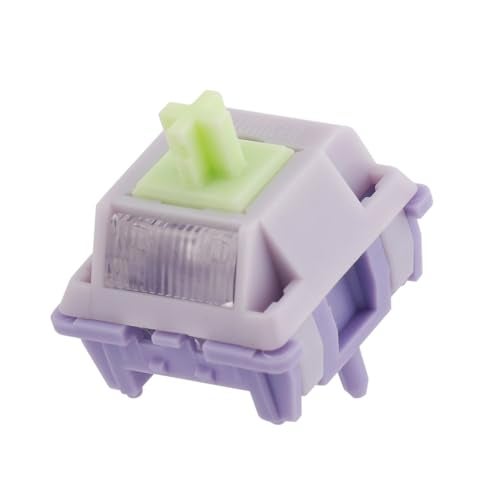 EPOMAKER Wisteria V2 Linear 38gf Keyboard Switches Set, with Light Diffuser, Pre-lubed, 5 Pin Creamy Switch, 35 Pieces for Mechanical Gaming Keyboards - Image 1