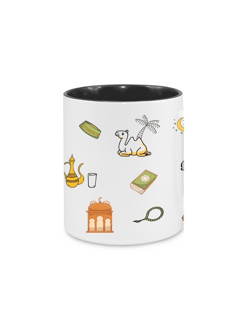 PRINTSHOP4ME - Ramadan Ceramic Tone Coffee Mug-Ramadan Design,Ideal For Gifting,Daily Use Or Ramadan Celebrations|Ceramic Coffee Mug|Hot And Cold Mug - Image 1
