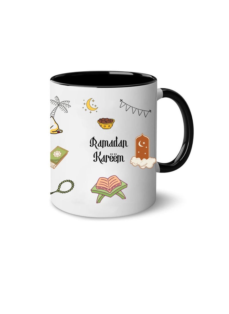 PRINTSHOP4ME - Ramadan Ceramic Tone Coffee Mug-Ramadan Design,Ideal For Gifting,Daily Use Or Ramadan Celebrations|Ceramic Coffee Mug|Hot And Cold Mug - Image 1