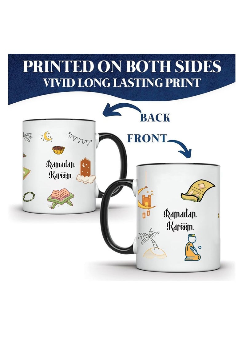 PRINTSHOP4ME - Ramadan Ceramic Tone Coffee Mug-Ramadan Design,Ideal For Gifting,Daily Use Or Ramadan Celebrations|Ceramic Coffee Mug|Hot And Cold Mug - Image 1