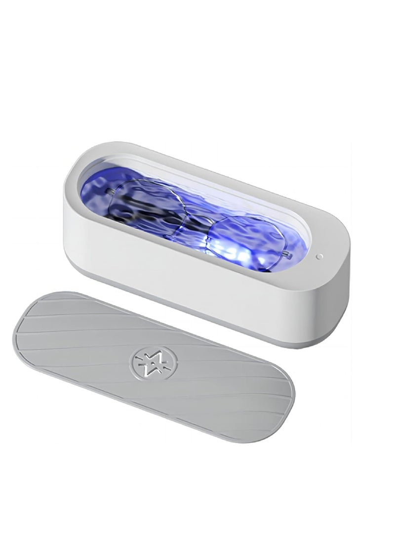 كول بيبي منظف ​​بالموجات فوق الصوتية منظف مجوهرات بالموجات فوق الصوتية جهاز تنظيف نظارات بالموجات فوق الصوتية قابل لإعادة الشحن منظف منزلي محمول - Image 1