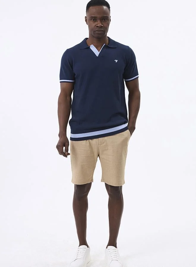 FELIX HARDY Navy Polo shirt short sleeve for Men for Men | Best Price UAE