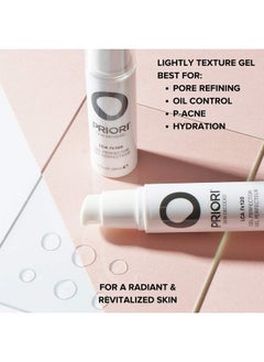 PRIORI Skincare Gel Perfector Face Treatment For Acne Blemishes Oily Skin Blackheads Shine Wrinkles Oil Control Salicylic Lactic Acid Vitamins A C E Fragrance Free 1 Fl Oz  - Image 2