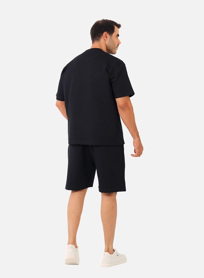 WHITE RABBIT Printed Black Cotton Men Pajama  - Image 5