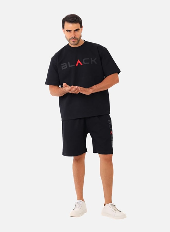 WHITE RABBIT Printed Black Cotton Men Pajama  - Image 2