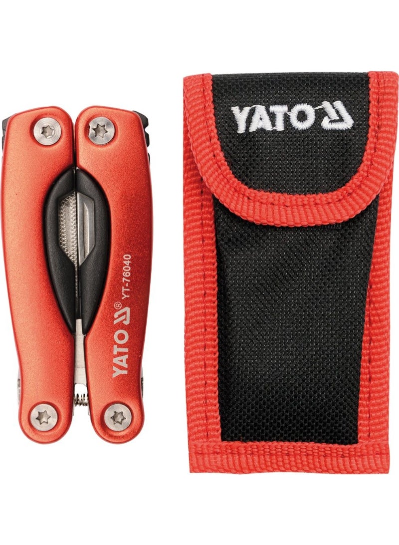 YATO Multifunctional Knife 9Pcs SS Head Allu Handle YT-76040