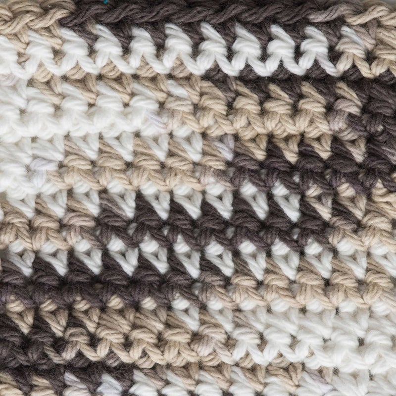 Lily Sugar'n Cream Cotton Cone Yarn, 14 oz, Chocolate Ombre, 1 Cone - Image 3