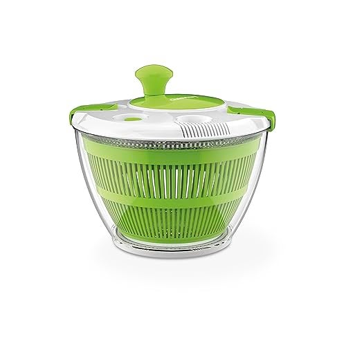 Cuisinart Large Spin Stop Salad Spinner Wash Spin Dry Salad Greens Fruits Vegetables 5qt CTG00SAS1 - Image 1