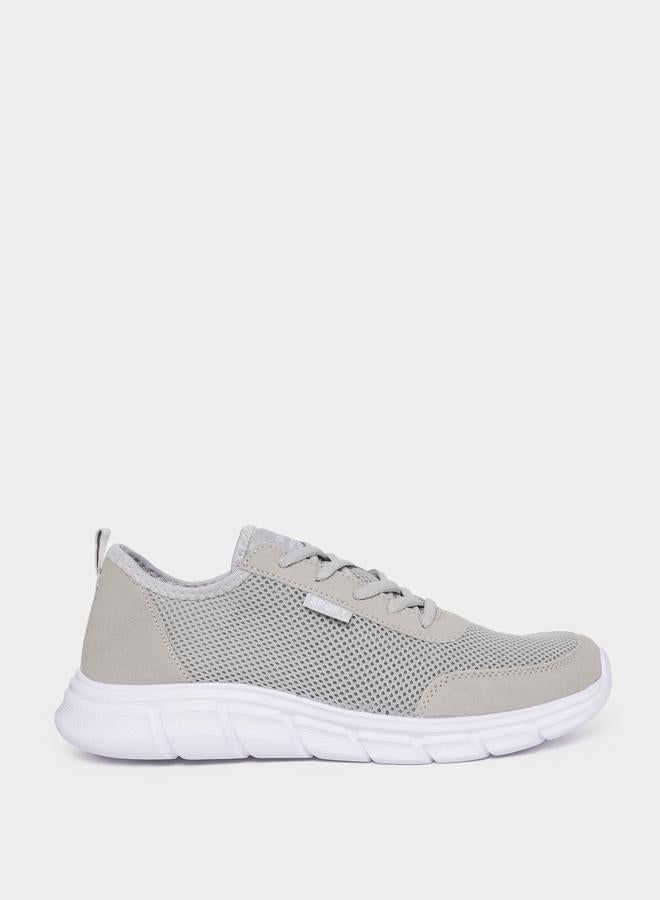 Styli Breathable Lightweight Mesh Lace Up Sneakers  - Image 1