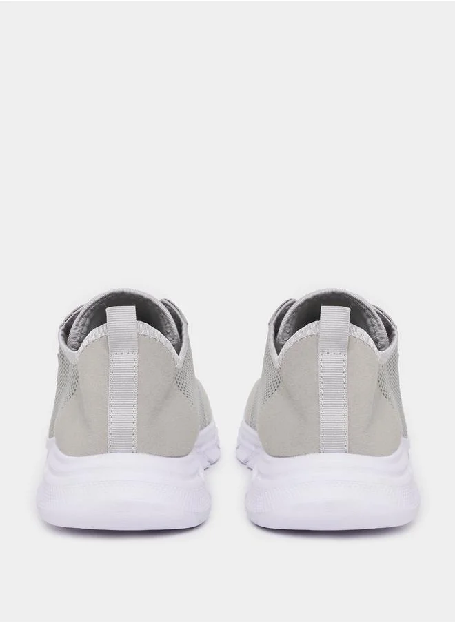 Styli Breathable Lightweight Mesh Lace Up Sneakers