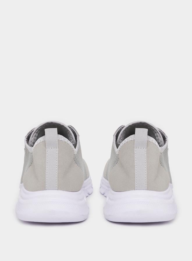 Styli Breathable Lightweight Mesh Lace Up Sneakers  - Image 3