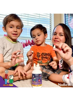NuBest Tall Kids - Toddlers Vitamins and Kids Vitamins for Age 2 to 9 - Support Bone Strength, Overall Health and Immunity - Animal Shapes - 90 Chewable Berry Tablets | 1.5 Month Supply  - Image 4