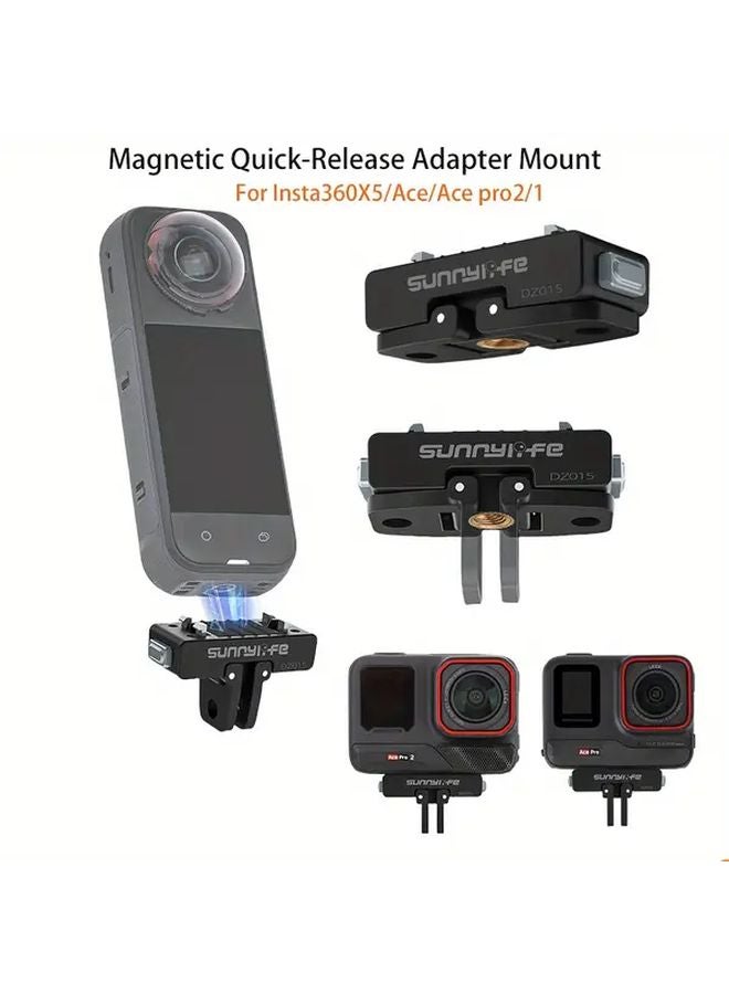 Magnetic Adapter For Insta360 X5 Ace Pro2 Ace Pro Ace Quick Release Mount Bracket - Image 2
