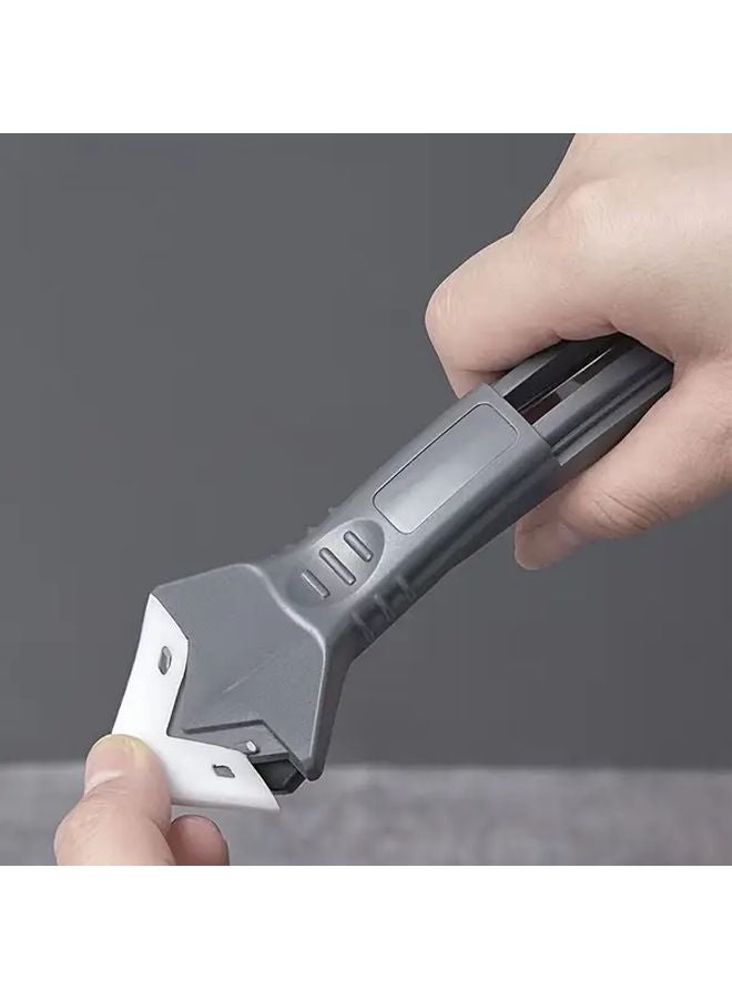 1pc 5 In 1 Multi Functional Caulk Remover Tool Kit Plastic Grout Scraper For Kitchen Bathroom - Image 5