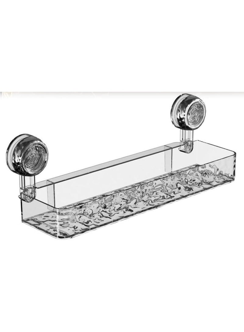 Clear Acrylic Bathroom Shelf – Practical Wall Organizer for Bathroom Essentials | Modern Space-Saving Design TO - Image 1