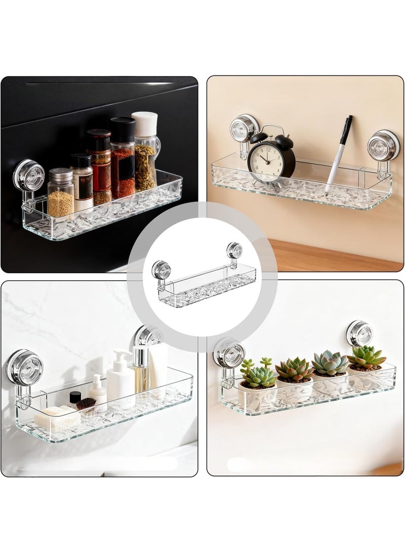 Clear Acrylic Bathroom Shelf – Practical Wall Organizer for Bathroom Essentials | Modern Space-Saving Design TO - Image 4