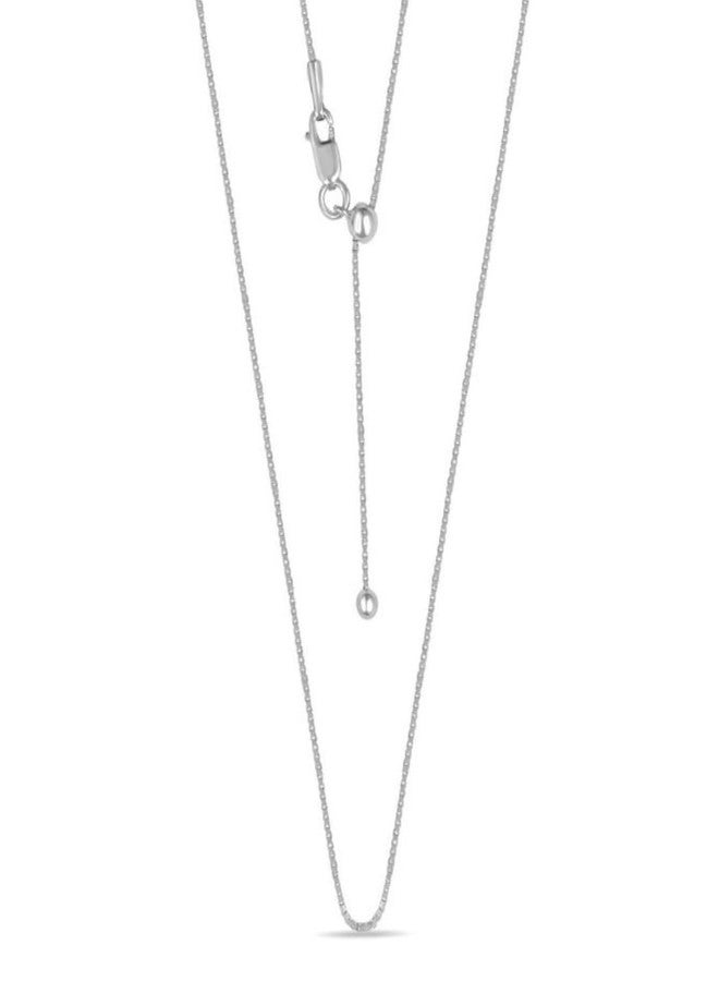 ZAVYA 925 Silver Sleek Rhodium Plated Box Chain Sliding Waist Chain | Gift for her, Gifts for Women & Girls | With Certificate of Authenticity and 925 Stamp - Image 1