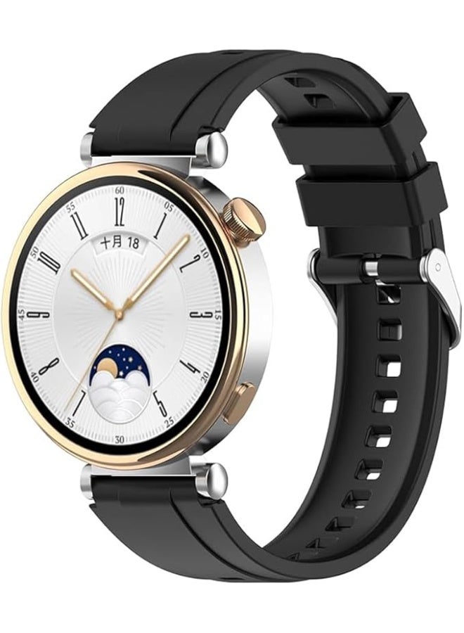 Strap for Huawei Watch GT 5 Pro 42mm/Watch GT 5 41mm/Watch GT4 41mm Bands Protection Silicone Strap (Width 18mm) - Image 2