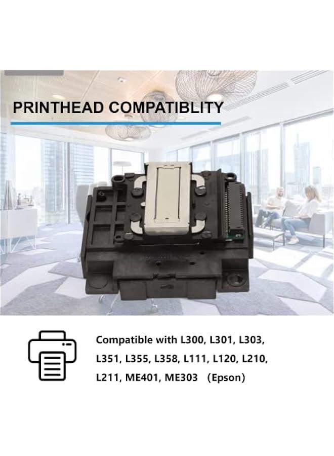 رأس الطباعة الملون L301 بديل لرأس الطباعة متوافق مع الطابعات L300، L301، L303، L351، L355، L358، L111، L120، L210، L211، ME401، ME303، عبوة واحدة - Image 4