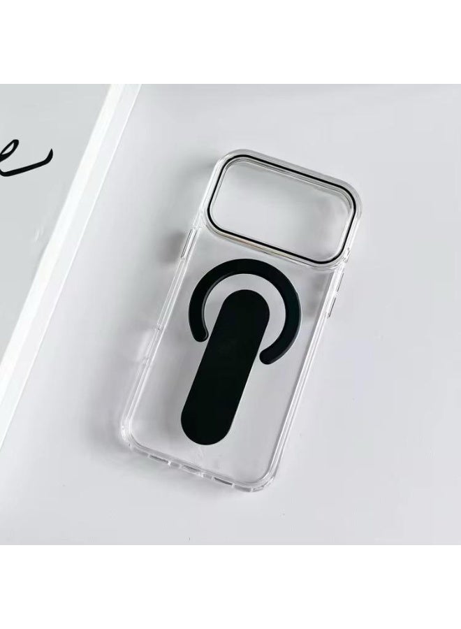 بليكس جراب حماية شفاف فائق الوضوح (MagSafe) مع حامل حلقة مغناطيسي فاخر لايفون 17 برو ماكس/برو - Image 2