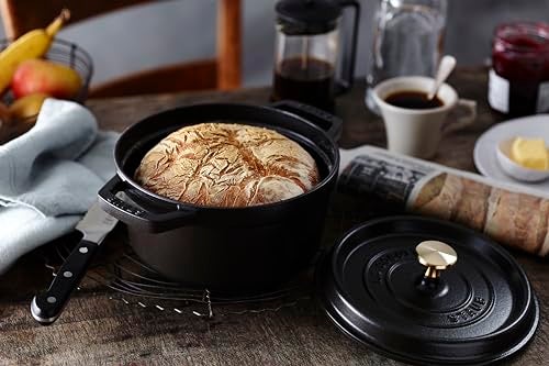 Staub La Cocotte Round 40509-476 Pico Cocotte Round Black 5.5 inches (14 cm) Small, Both Handed Casting, Enameled Pot, Induction Compatible, Japanese Authentic Product - Image 2