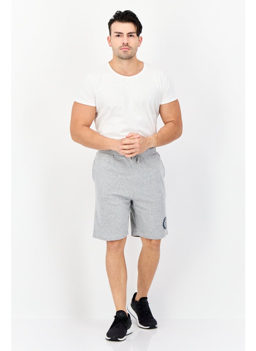 Paul Frank Men Graphic Print Basic Shorts, Grey  - Image 2