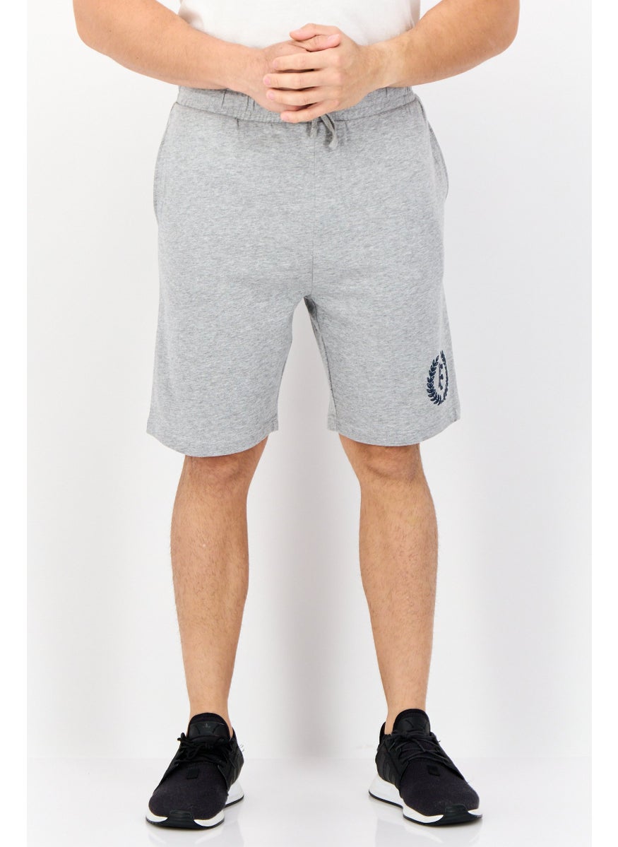 Paul Frank Men Graphic Print Basic Shorts, Grey  - Image 1