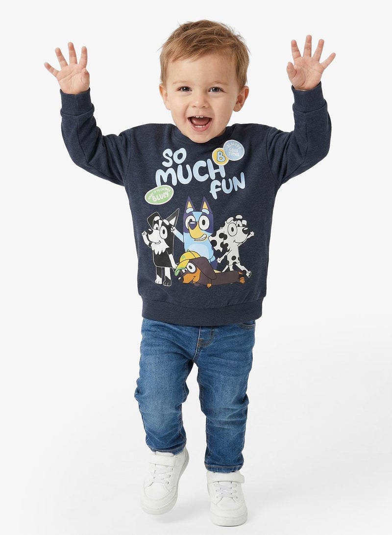 NAME IT Kids Graphic Crew Neck Sweatshirt - Image 5