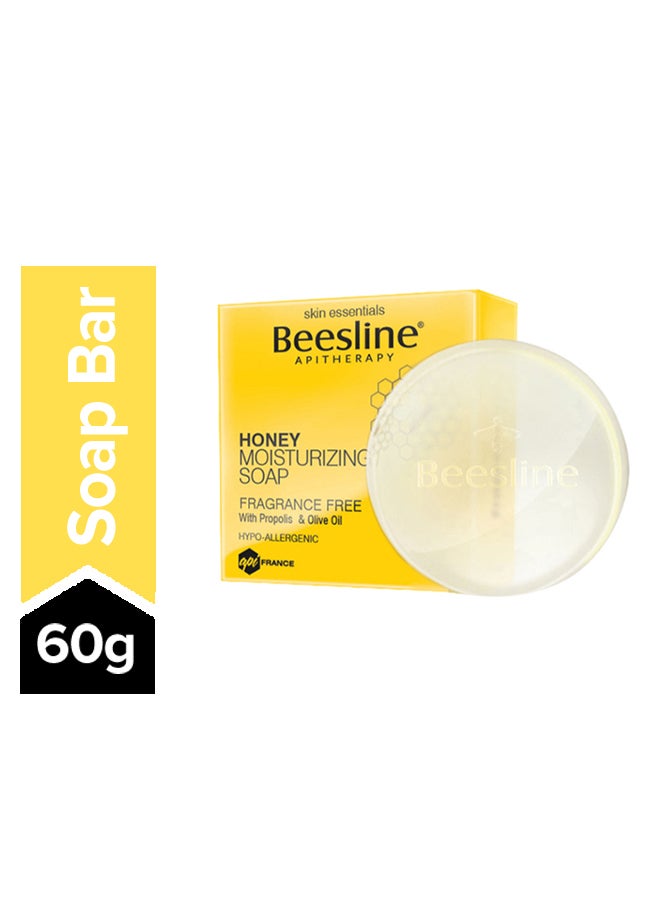 صابون مرطب للجسم بالعسل شفاف 60غم