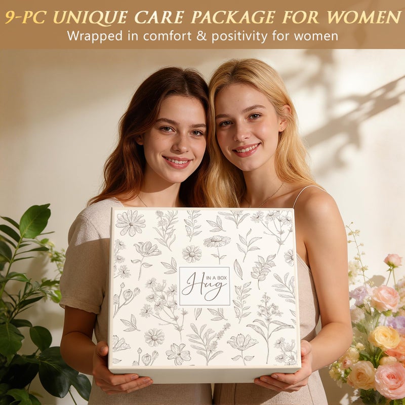 Qinline Mothers Day & Birthday Gifts for Women - Get Well Soon Spa Care Package, Luxury Self Care Gift Basket for After Surgery & Cancer Care Inspirational Thinking of You Sympathy Gift Set for Mom Her Friend - Image 2