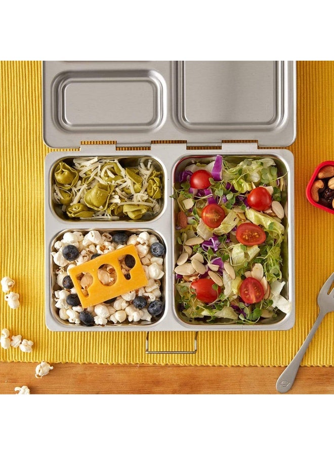 PlanetBox Combo of Launch Lunch Box, Square Dipper, Animal Magnet - Image 4